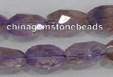 CAN29 15.5 inches 15*20mm faceted nugget natural ametrine beads