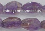 CAN30 15.5 inches 18*25mm faceted nugget natural ametrine beads