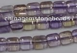 CAN36 15.5 inches 10*10mm square natural ametrine gemstone beads