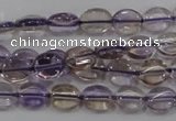 CAN46 15.5 inches 8*10mm oval natural ametrine gemstone beads