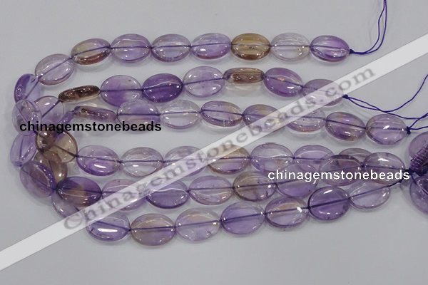 CAN51 15.5 inches 16*22mm oval natural ametrine gemstone beads