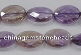 CAN56 15.5 inches 12*16mm faceted oval natural ametrine beads