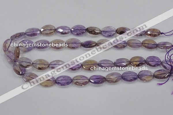 CAN57 15.5 inches 15*20mm faceted oval natural ametrine beads