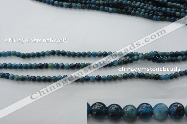 CAP300 15.5 inches 4mm round natural apatite gemstone beads