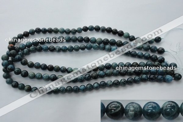 CAP302 15.5 inches 8mm round natural apatite gemstone beads