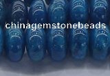 CAP373 15.5 inches 8*14mm rondelle apatite gemstone beads