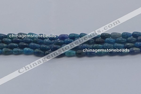 CAP375 15.5 inches 6*10mm teardrop apatite gemstone beads