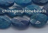 CAP390 15.5 inches 10*14mm faceted oval apatite gemstone beads