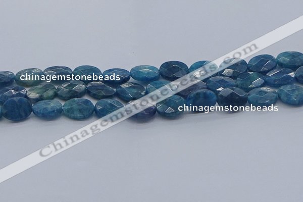 CAP390 15.5 inches 10*14mm faceted oval apatite gemstone beads