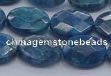 CAP391 15.5 inches 12*16mm faceted oval apatite gemstone beads