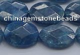 CAP392 15.5 inches 13*18mm faceted oval apatite gemstone beads