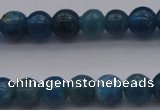 CAP400 15.5 inches 4mm round A grade natural apatite beads