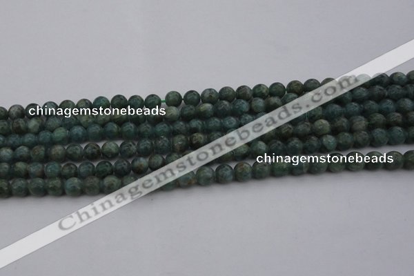 CAP500 15.5 inches 6mm round natual green apatite beads