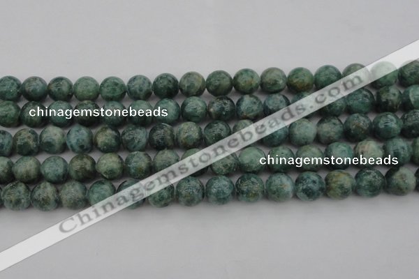 CAP502 15.5 inches 10mm round natual green apatite beads