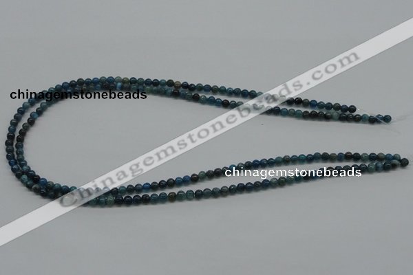 CAP51 15.5 inches 4mm round dyed apatite gemstone beads wholesale