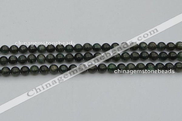 CAP511 15.5 inches 6mm round green apatite gemstone beads