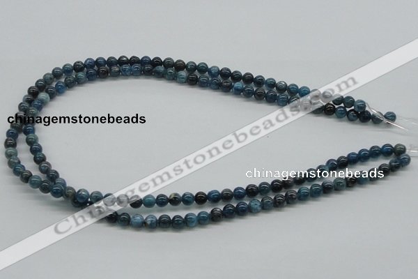 CAP52 15.5 inches 6mm round dyed apatite gemstone beads wholesale