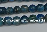 CAP521 15.5 inches 6mm faceted round apatite gemstone beads