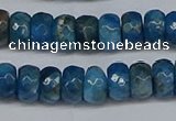 CAP529 15.5 inches 4*7mm faceted rondelle apatite gemstone beads