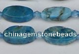 CAP551 15.5 inches 8*16mm oval apatite gemstone beads