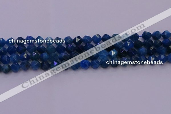 CAP571 15.5 inches 6mm faceted nuggets apatite gemstone beads