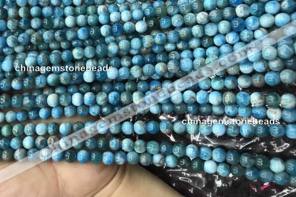 CAP576 15.5 inches 4mm round apatite beads wholesale