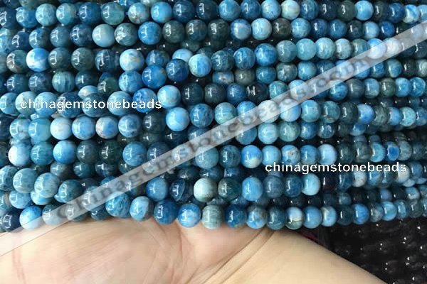 CAP577 15.5 inches 6mm round apatite beads wholesale