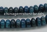 CAP58 15.5 inches 6*10mm rondelle dyed apatite gemstone beads wholesale