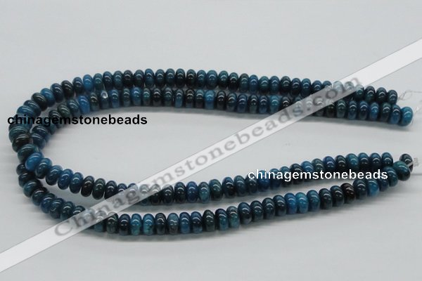 CAP58 15.5 inches 6*10mm rondelle dyed apatite gemstone beads wholesale