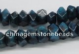 CAP60 15.5 inches 6*12mm faceted rondelle dyed apatite gemstone beads