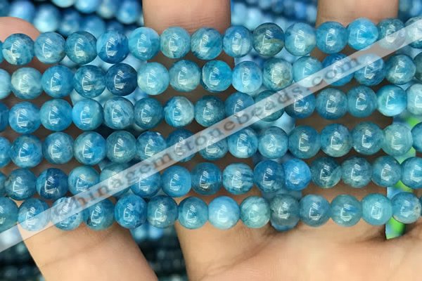 CAP606 15.5 inches 6mm round natural apatite gemstone beads