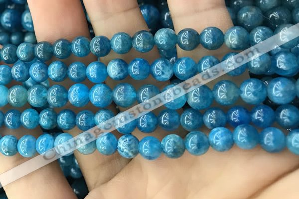 CAP611 15.5 inches 6mm round natural apatite gemstone beads