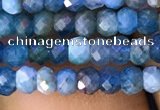 CAP615 15.5 inches 2*3mm faceted rondelle apatite gemstone beads