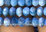 CAP616 15.5 inches 3*5mm faceted rondelle apatite gemstone beads