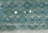 CAP620 15.5 inches 2mm faceted round tiny apatite gemstone beads