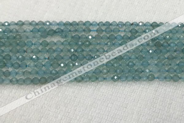 CAP620 15.5 inches 2mm faceted round tiny apatite gemstone beads