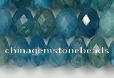 CAP625 15.5 inches 4*6mm faceted rondelle apatite beads