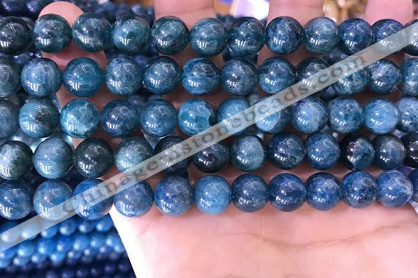 CAP641 15.5 inches 10mm round natural apatite gemstone beads