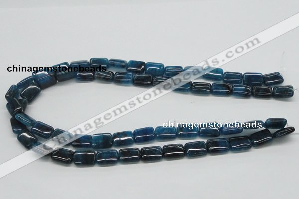 CAP69 15.5 inches 10*14mm rectangle dyed apatite gemstone beads