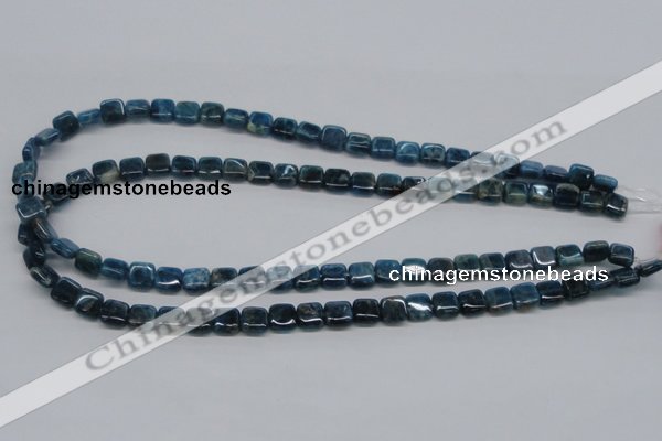 CAP70 15.5 inches 8*8mm square dyed apatite gemstone beads wholesale