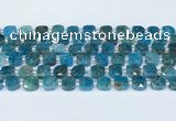 CAP701 15.5 inches 8mm faceted square apatite beads