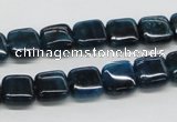 CAP71 15.5 inches 10*10mm square dyed apatite gemstone beads wholesale