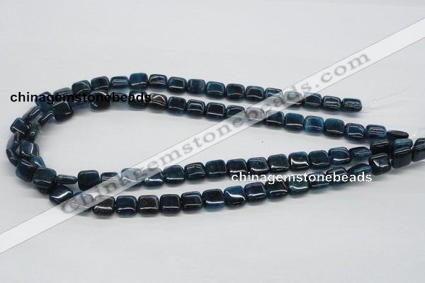 CAP71 15.5 inches 10*10mm square dyed apatite gemstone beads wholesale