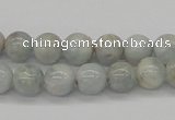 CAQ103 15.5 inches 10mm round AB grade natural aquamarine beads