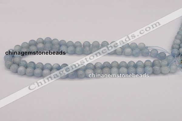 CAQ114 15.5 inches 4mm round AA grade natural aquamarine beads