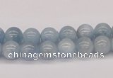 CAQ115 15.5 inches 6mm round AA grade natural aquamarine beads