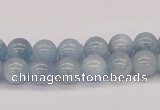 CAQ115 15.5 inches 6mm round AA grade natural aquamarine beads