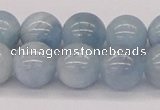 CAQ119 15.5 inches 14mm round AA grade natural aquamarine beads