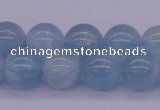 CAQ125 15.5 inches 12mm round AAA grade natural aquamarine beads