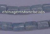 CAQ152 15.5 inches 8*12mm rectangle natural aquamarine beads